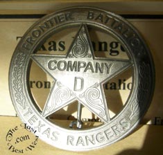 Authentic Reproductions of Old West Badges.