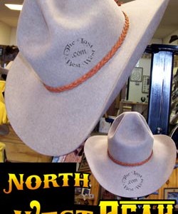 Northwest Peak Cowboy hat custom beaver fur felt
