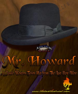 Mister Howard Homburg Dress Hat