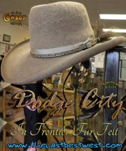 Dodge City Cowboy Movie Hat