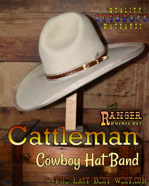 Cattleman Cowboy Hatband