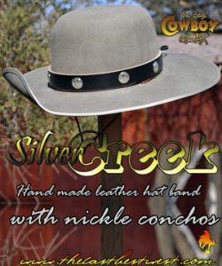 Silver Creek Cowboy Hatband