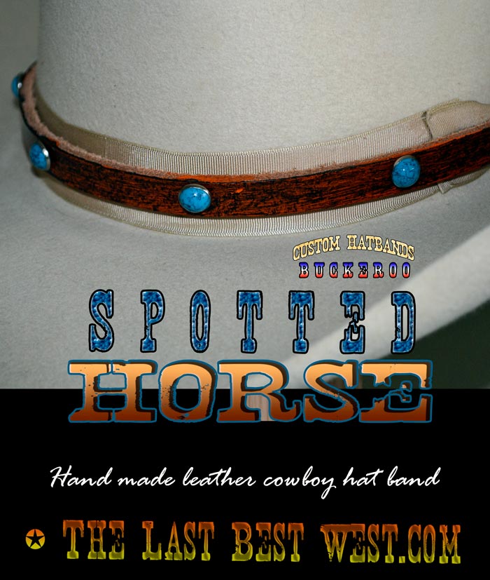 Spotted Horse Cowboy Hatband