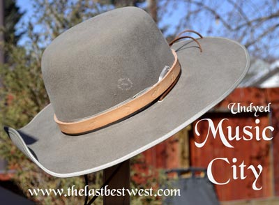Undyed Music City Custom Hatband