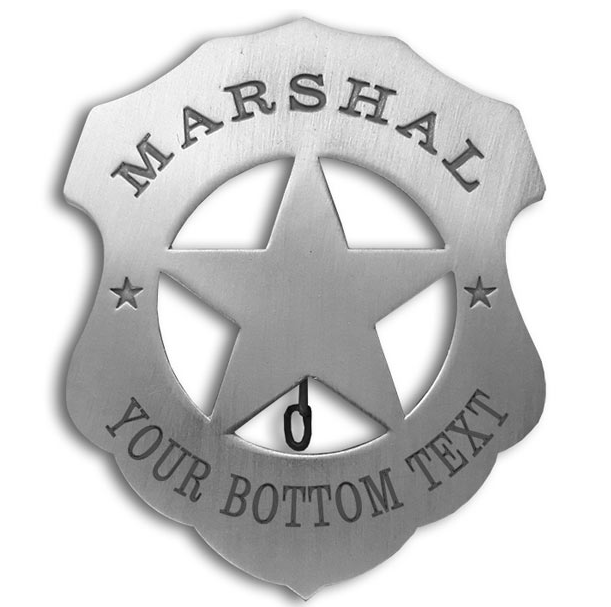 Blank Marshal Badge