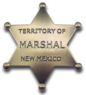 Marshal Territory of New Mexico Badge