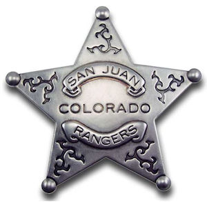 Arizona Rangers Badge Old West 01 Western,Vintage,Silver,Historic Star 