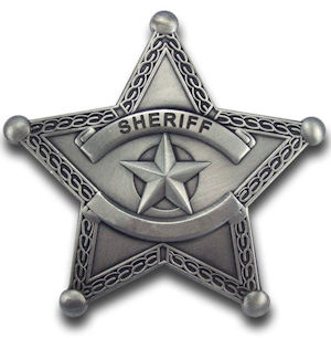 Blank Sheriff Badge