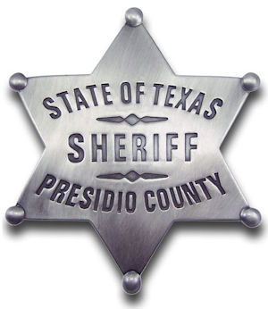 Sheriff Presidio County Badge