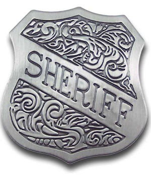 Sheriff Shield Badge