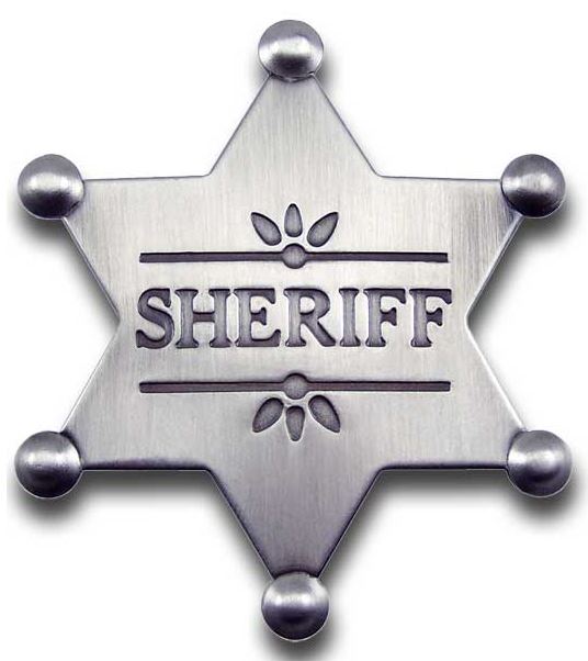Sheriff Star Badge