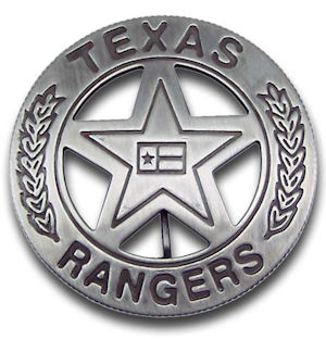 Texas Rangers Company B Badge