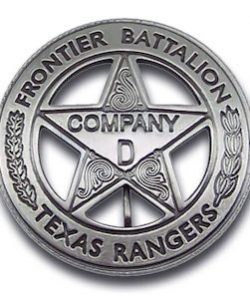Texas Rangers Company D Badge
