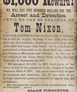 Pinkerton Circular for Tom Nixon