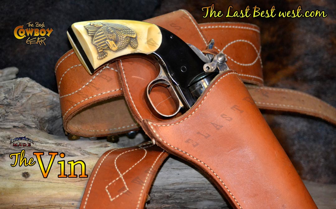 gunfighter leather belt ready to ship