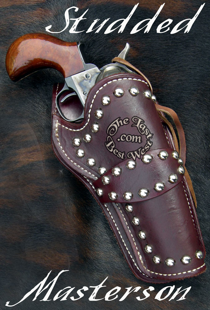 Studded Leather cross draw holster