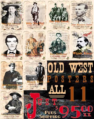 Original Wild West Poster Line