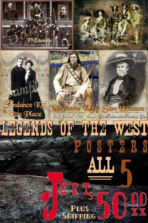 Legends of the West Poster Line
