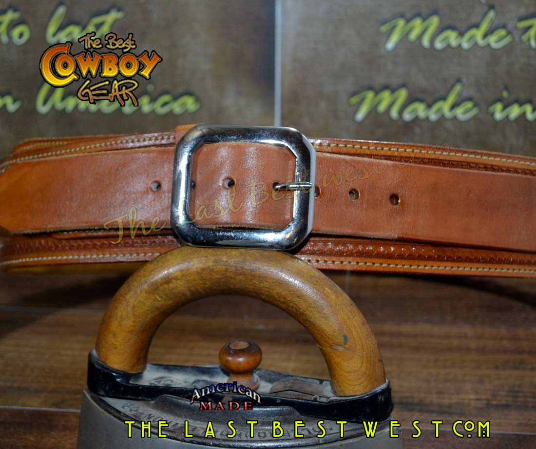 billeted leather belt