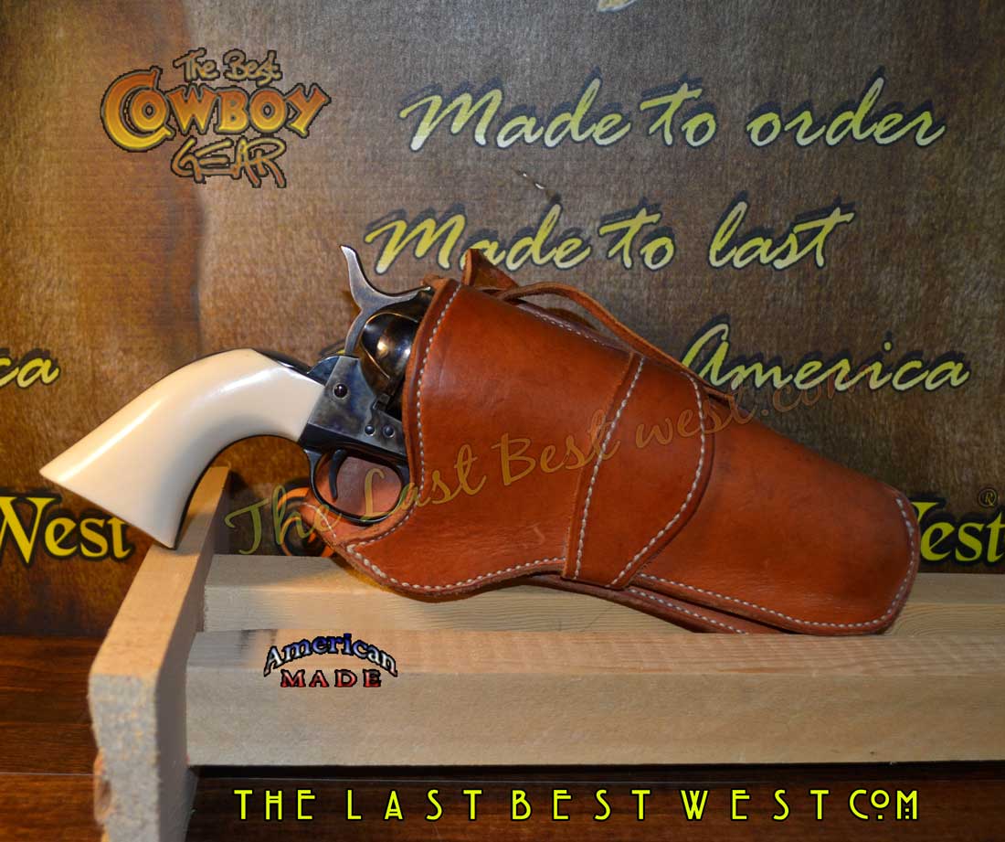 rooster leather holster ready to ship