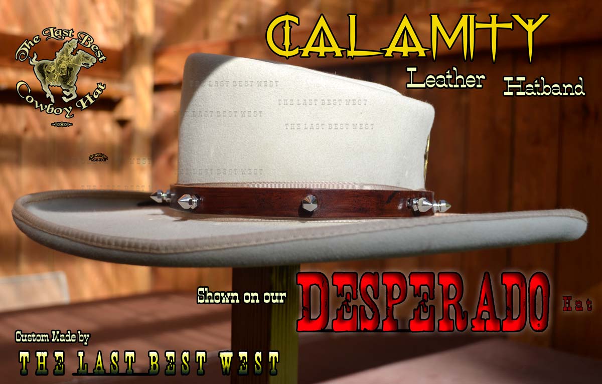 Calamity leather Hat Band