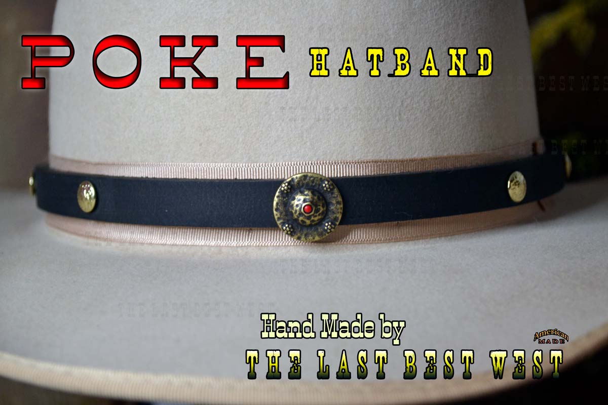 Poke Replacement Leather Hatband
