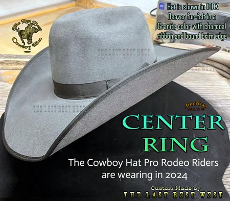 Center Ring Pro Rodeo Cowboy Hat